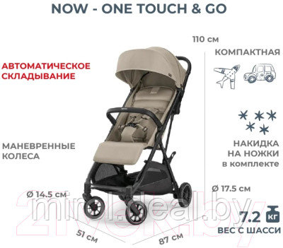 Детская прогулочная коляска Inglesina Now / AG84P0STBRU - фото 3 - id-p226770041