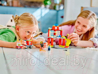Конструктор Lego City Пожарная часть и пожарная машина / 60375 - фото 10 - id-p226768470