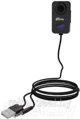Bluetooth адаптер для автомобиля Ritmix BTR-100 - фото 2 - id-p226768903