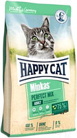 Сухой корм для кошек Happy Cat Minkas Perfect Mix Домашняя птица, рыба и ягненок / 70415