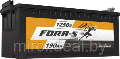 Автомобильный аккумулятор Fora-S Рус 4 клемма болт - фото 1 - id-p226770155