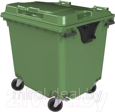 Контейнер для мусора Эдванс 1100л, с крышкой - фото 1 - id-p226769557