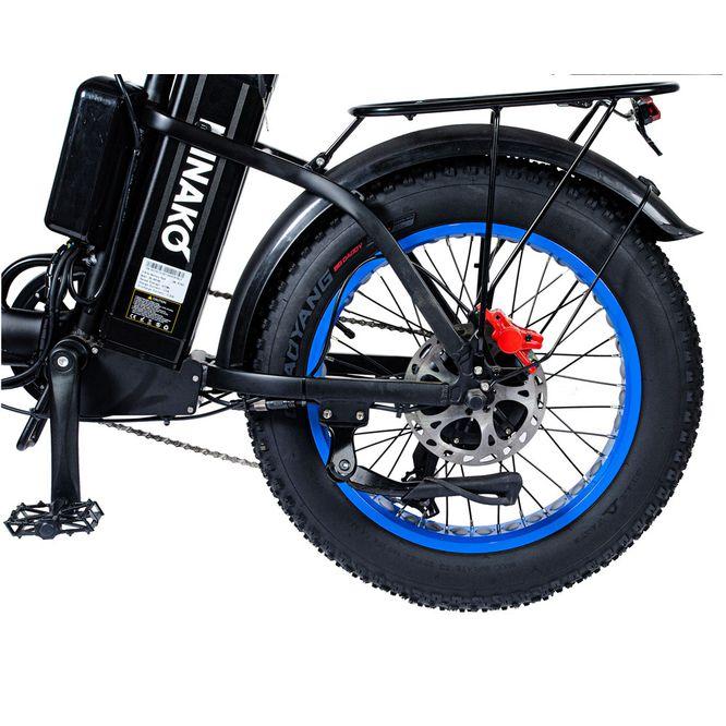 Электровелосипед Minako F11 Dual Синий (полный привод) - фото 6 - id-p226770984