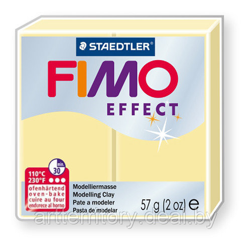 Паста для лепки FIMO Effect пастельные тона, 57гр (8020-105 ваниль) - фото 1 - id-p226775312