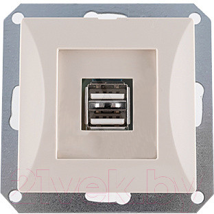 Розетка TIMEX Opal OPBE-USB2 - фото 1 - id-p226775940
