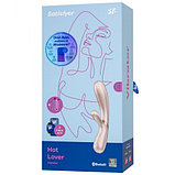Смарт-вибратор с функцией нагрева Satisfyer Hot Lover бежевый, фото 10