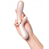 Смарт-вибратор с функцией нагрева Satisfyer Hot Lover бежевый, фото 3