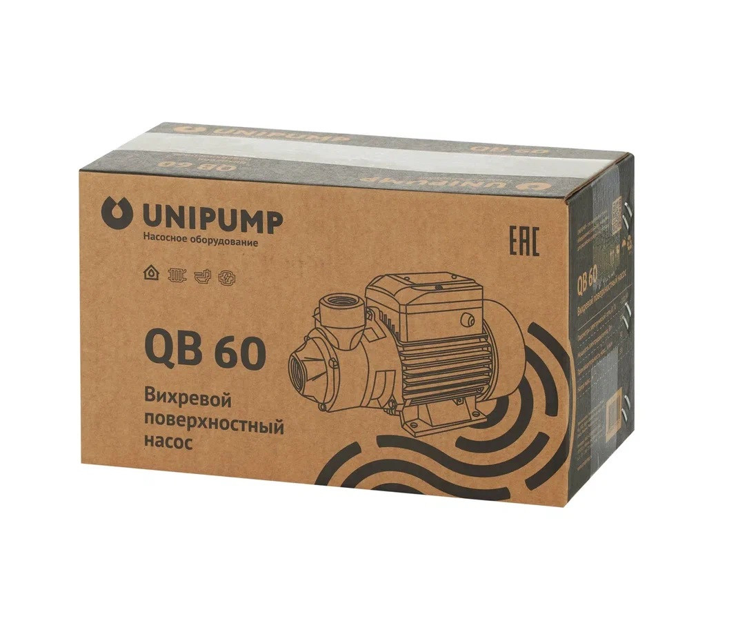 Поверхностный вихревой насос Unipump QB 70 - фото 7 - id-p69143716