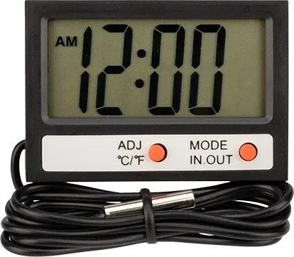 Термометр электронный комнатно-уличный с часами - REXANT 70-0505 - фото 3 - id-p95715727