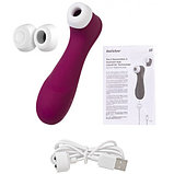 Вакуумно-волновой бесконтактный смарт-стимулятор Satisfyer Pro 2 Generation 3 Connect App Red, фото 8