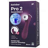 Вакуумно-волновой бесконтактный смарт-стимулятор Satisfyer Pro 2 Generation 3 Connect App Red, фото 10