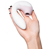 Вибратор с вакуумно-волновым стимулятором клитора Satisfyer Supernova White, фото 3