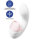 Вибратор с вакуумно-волновым стимулятором клитора Satisfyer Supernova White, фото 2