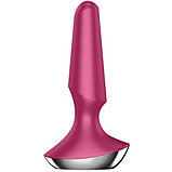 Анальный смарт-стимулятор с вибрацией Satisfyer Plug-ilicious 2 розовый, фото 5