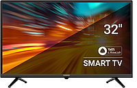 Телевизор LED SunWind 32" SUN-LED32XS305 Яндекс.ТВ Slim Design черный FULL HD 60Hz DVB-T DVB-T2 DVB-C DVB-S