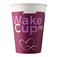 Стакан бумажный 300 мл. WAKE ME CUP