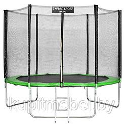 Батут Atlas Sport 252 см (8ft) BASIC с лестницей GREEN