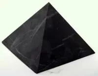 Шунгитовая пирамида неполированная (длина грани основания 20 см) - фото 1 - id-p226790752