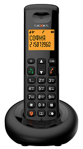Бесшнуровой телефонный аппарат teXet TX-D4905A черный
