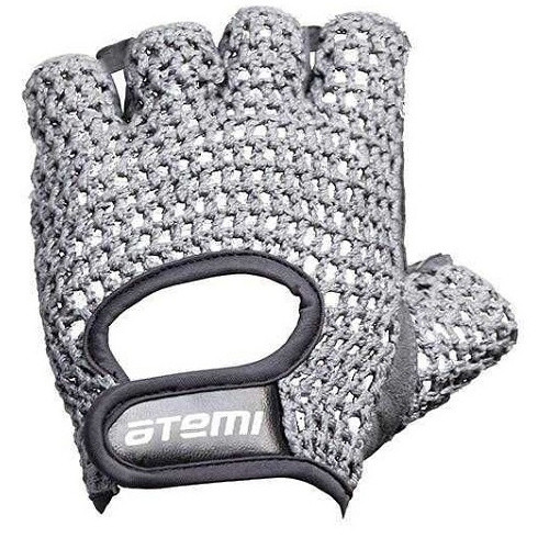 Перчатки для фитнеса Atemi, AFG01M, серые, размер M - фото 1 - id-p226791640