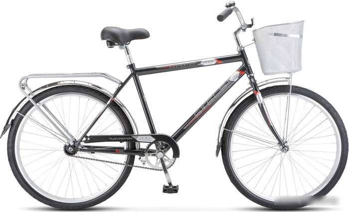 Велосипед Stels Navigator 200 С 26 Z010 2023 (черный) - фото 1 - id-p226791948