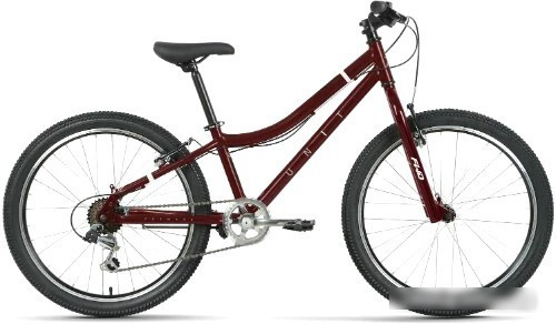 Велосипед Forward Unit 24 1.0 2023 (темно-красный) - фото 1 - id-p226791987
