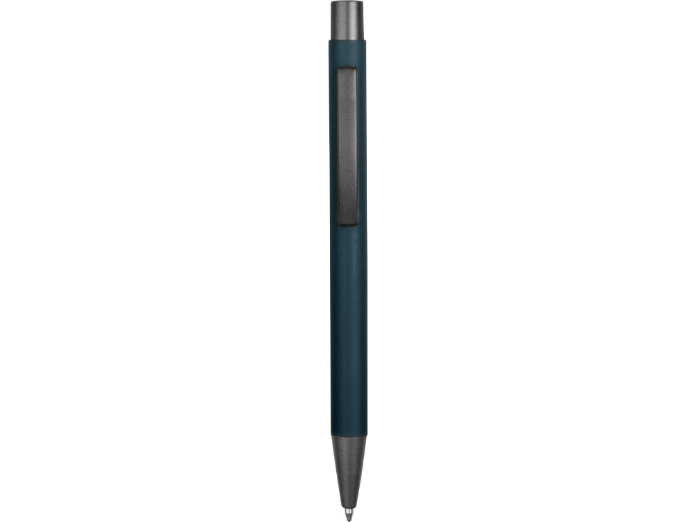 Ручка металлическая soft-touch шариковая Tender, цвет морской волны - фото 2 - id-p226792291