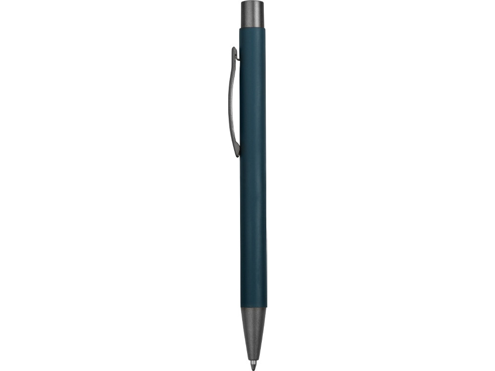 Ручка металлическая soft-touch шариковая Tender, цвет морской волны - фото 3 - id-p226792291