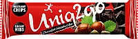 Батончик Uniq2go Chocodark bar, 38 г, темный шоколад с орехом и какао-крупкой