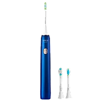 Электрическая зубная щетка Soocas Weeks X3U (в комплекте 2 доп. насадки) Синяя