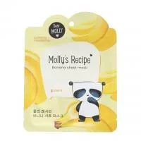 DEAR MOLLY Тканевая маска "Рецепты Молли. Банан"