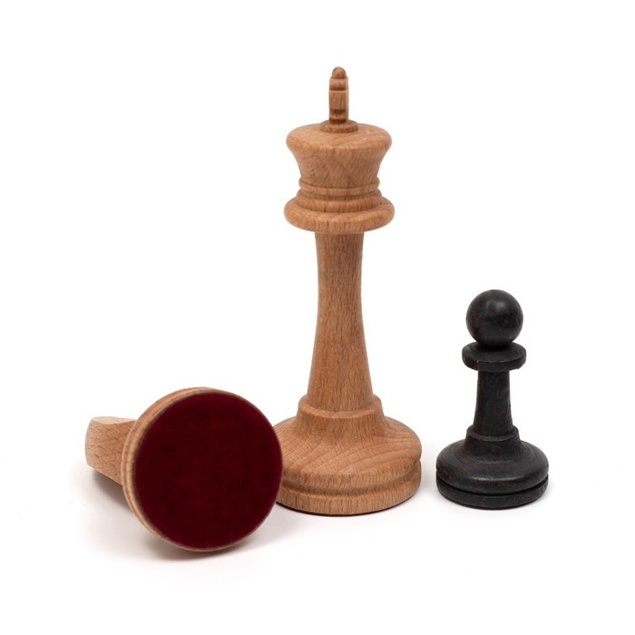 Шахматы турнирные 50 х 50 см, утяжеленные, король h-10.5 см, пешка h-5.2 см - фото 2 - id-p226795649
