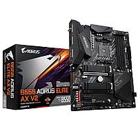 Материнская плата GIGABYTE B550 AORUS ELITE AX V2 (RTL) AM4 B550 3xPCI-E HDMI+DP 2.5GbLAN+WiFi+BT SATA RAID