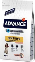 Сухой корм для собак Advance Sensitive с лососем и рисом