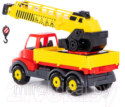 Кран игрушечный Полесье Кран с поворотной платформой Муромец / 56535 - фото 3 - id-p226797188