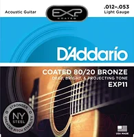 Струны для акустической гитары D'Addario EXP-11