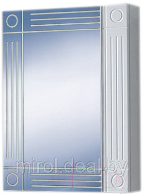 Шкаф с зеркалом для ванной Акваль Оливия 50 / EO.04.50.00.N - фото 1 - id-p226798806