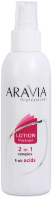 Лосьон после депиляции Aravia Professional 2 в 1 против вросших волос с фруктовыми кислотами - фото 1 - id-p226799534