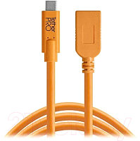 Удлинитель кабеля Tether Tools TetherPro USB-C to USB-A / CUCA415-ORG