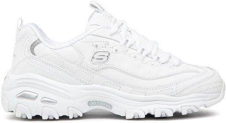 Кроссовки женские Skechers D'LITES Play On белый/серебряный 11949-WSL