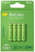 Комплект аккумуляторов GP Batteries 100AAAHCE-EB4 1000mAh