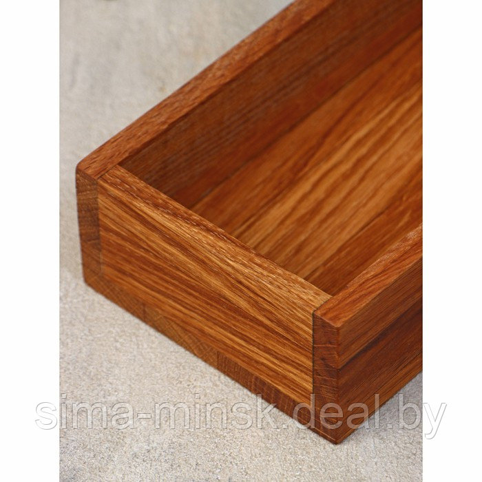 Подставка для столовых приборов и специй Adelica, 27×10×5 см, дуб - фото 4 - id-p226800964