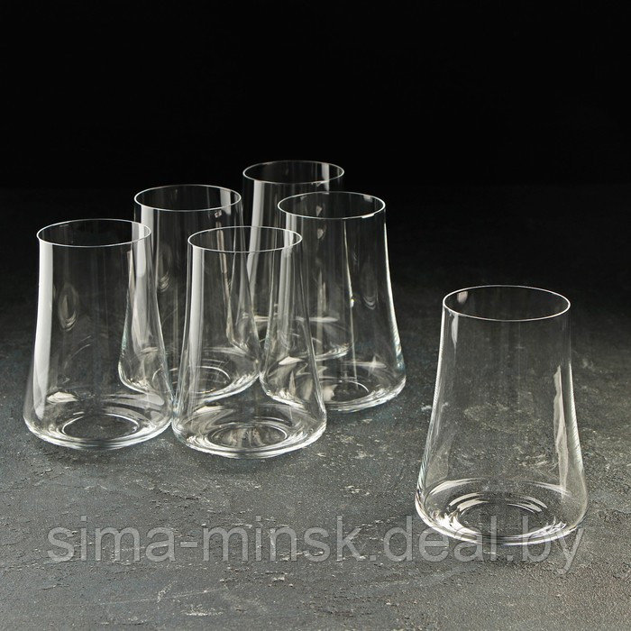 Набор стаканов для виски «Экстра», 400 мл, 6 шт - фото 1 - id-p226801063