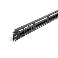 Коммутационная панель Patch Panel 19" 1U UTP 24 port кат 5e Rexant 04-0021