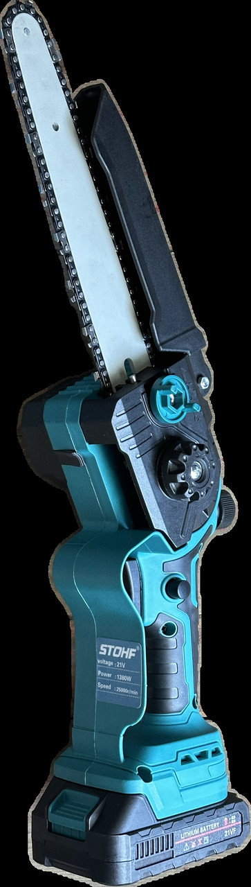 Пила цепная аккумуляторная бесщеточная STOHF с автоматической смазкой цепи (2 АКБ 2 А/ч, шина 20 см, кейс) - фото 1 - id-p226801120