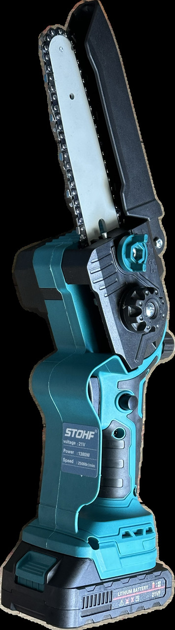 Пила цепная аккумуляторная бесщеточная STOHF с автоматической смазкой цепи (2 АКБ 2 А/ч, шина 15 см, кейс) - фото 1 - id-p226801127