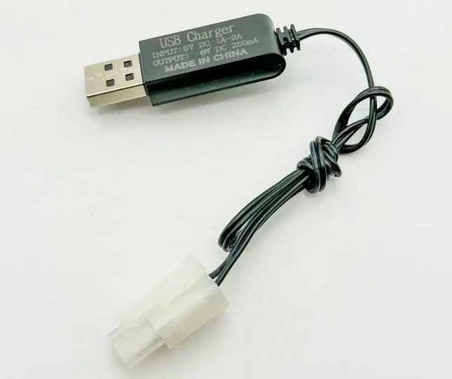Зарядное устройство для аккумулятора 6V - ET USB-6.0VTB , 250мА, для Ni-Cd и Ni-Mh аккумуляторных сборок 6В - фото 3 - id-p195365922