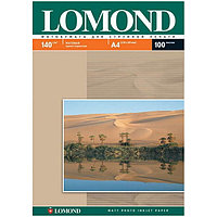 Бумага А4 для стр. принтеров Lomond, 140г/м2 (100л) мат.одн., арт. 0102074