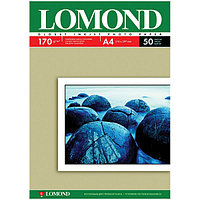 Бумага А4 для стр. принтеров Lomond, 170г/м2 (50л) гл.одн., арт. 0102142