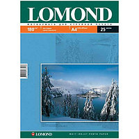 Бумага А4 для стр. принтеров Lomond, 180г/м2 (25л) мат.одн., арт. 0102037